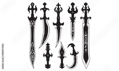 kujang vector design bundle