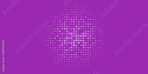 Background pattern from small circles of different shades on a purple backgroundPrint
