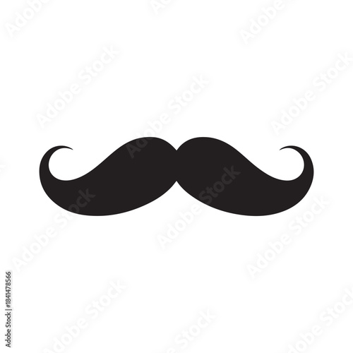 hipster mustache vector illustration .vector eps 10