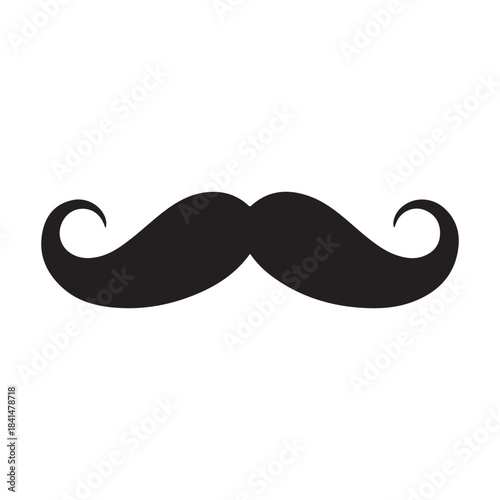 hipster mustache vector illustration .vector eps 10
