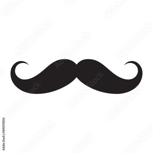 hipster mustache vector illustration .vector eps 10