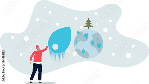 Global business expansion, open company branches, franchise in new location to cover all continent, growing business worldwide concept.life and employment of people.