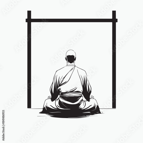 vector illustration of yoga