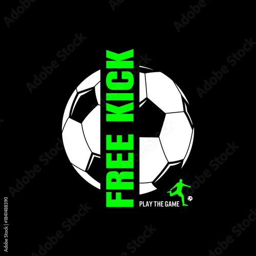 Free Kick Soccer Logo 