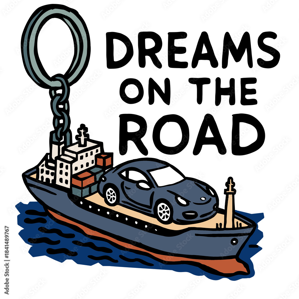 Fototapeta premium Coamic star motif meets New World slogan a sşeek , modern theme symbolizing aspiration energy and a fresh universe of possibility