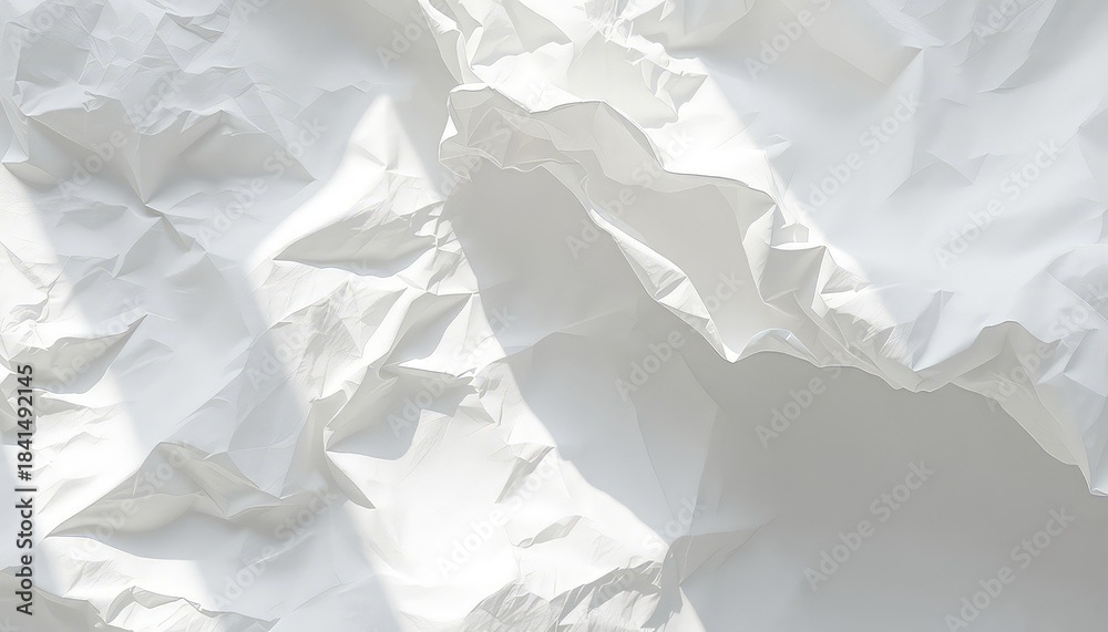 Obraz premium Textured Crumpled Paper Background A Subtle Backdrop for Creative Projects, Presentations, and Elegant Designs