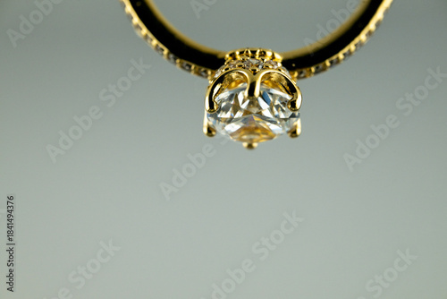 A ring with zirconia