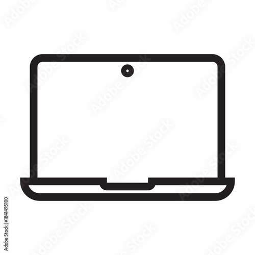 device and technology line icon.  electronic devices and handphone, computer, equipment and electronics. smarphone, tablet, keyboard, computer monitor, laptop and camera symbol collection. vektor.