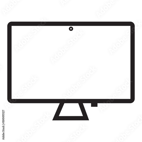 device and technology line icon.  electronic devices and handphone, computer, equipment and electronics. smarphone, tablet, keyboard, computer monitor, laptop and camera symbol collection. vektor.