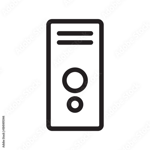 device and technology line icon.  electronic devices and handphone, computer, equipment and electronics. smarphone, tablet, keyboard, computer monitor, laptop and camera symbol collection. vektor.