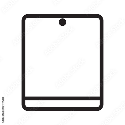 device and technology line icon.  electronic devices and handphone, computer, equipment and electronics. smarphone, tablet, keyboard, computer monitor, laptop and camera symbol collection. vektor.