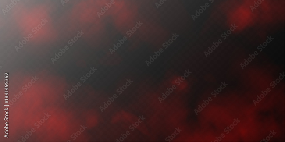 Fototapeta premium Red Steam and Gas Cloud Texture Overlays for Creative Design Use.
