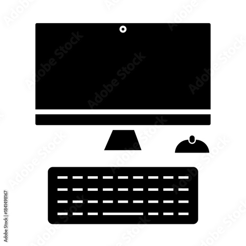 device and technology Glyph icon.  electronic devices and handphone, computer, equipment and electronics. smarphone, tablet, keyboard, computer monitor, laptop and camera symbol collection. vektor.