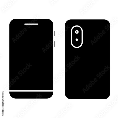 device and technology Glyph icon.  electronic devices and handphone, computer, equipment and electronics. smarphone, tablet, keyboard, computer monitor, laptop and camera symbol collection. vektor.