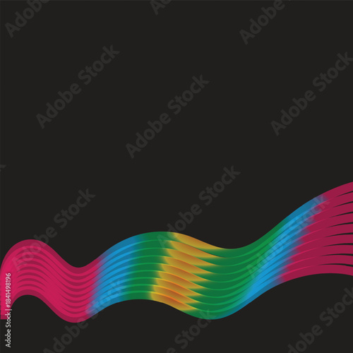 Geometric Shapes Diamonds Squares colored Frame Stock