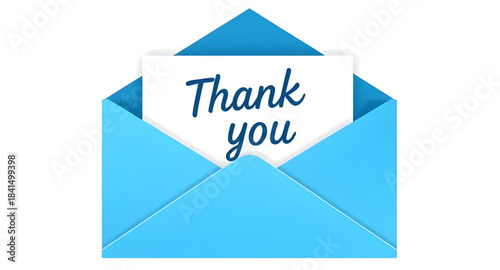 open letter appreciation concept vector, thank you letter branding illustration, gratitude message stationery design, thank you mail envelope vector, simple appreciation letter artwork, thank you gree