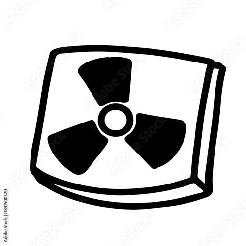 Zeichen für Radioaktivität