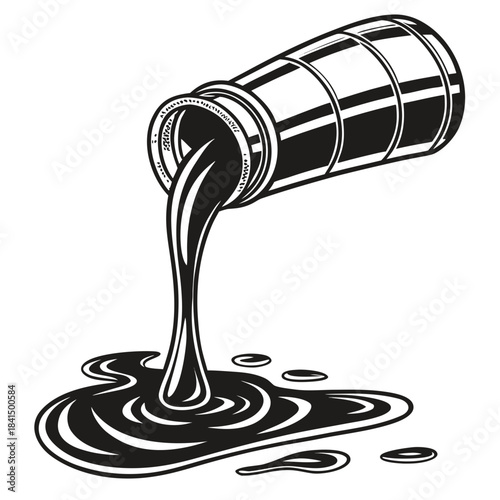 oil barrel vector illustration