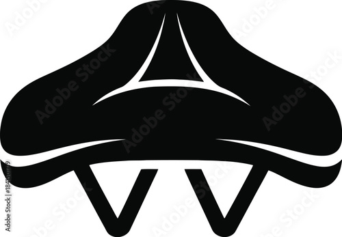 Simple nose icon silhouette