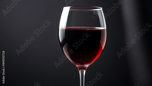 octet. Elegant goblet glass with red wine against dark sophisticated background. bar promotions, beverage menus, designed for product packaging and bar promotions, used by it administrators.