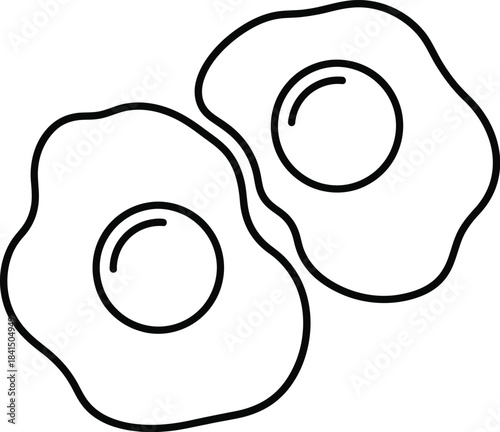 Simple line art illustration of a dinner plate, fork, spoon, and knife, representing dining, eating, and mealtime, perfect for restaurant or culinary concepts.