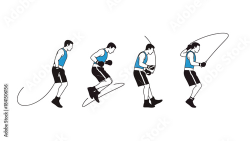 Boxer Jump Rope Training Sequence Fitness and Athletic Performance