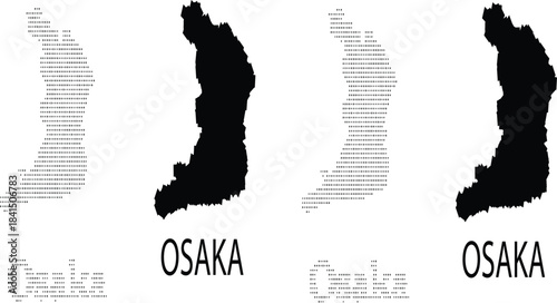 Detailed metadata information for an adobe illustrator eps file named osaka