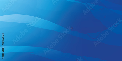 Abstract Blue Waves Flowing Background with Smooth Gradient.