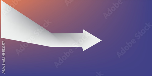 business arrow target direction concept to success. Return on investment ROI. Applicable for promotion , cover poster, infographic,  landing page, ui, ux, persentation,  baner, social media posted