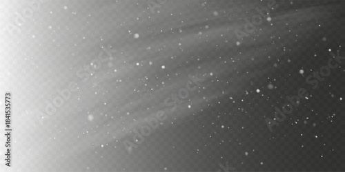 Cold Winter Wind Texture with Holiday Blizzard Effect in Vector PNG.