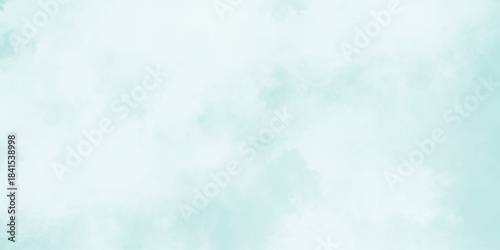 Abstract waterc cover, banner, flyer, cards. Hand drawn light brush painted green nature watercolor on paper with smoke or clouds texgreen spring illustration for design. olor art background template.