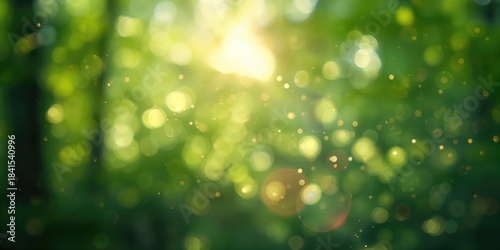 Vibrant green bokeh textured background, ideal for digital interface and editorial use