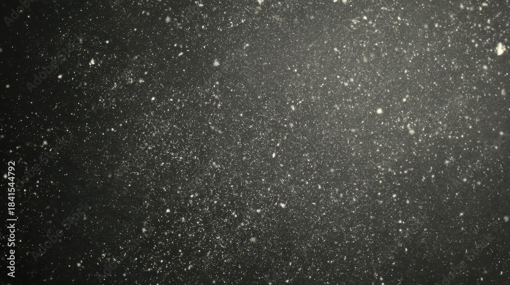 Obraz premium Snowfall on Dark Winter Sky Background