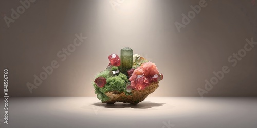 Sample containing Epidote, Prehnite, and Actinolite asbestos, highlighting mineral identification and handling precautions