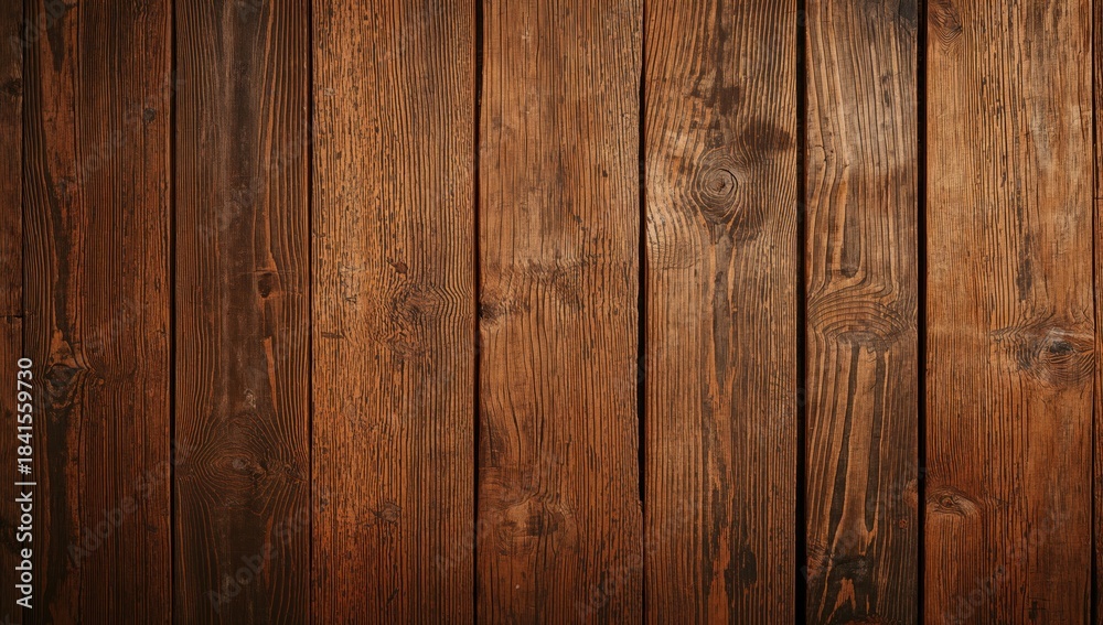 Obraz premium Vintage wood panel surface with natural grain patterns suitable for artistic backgrounds, Earth Day