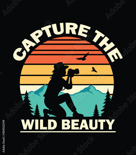 Stylized Photographer Illustration | Creative Vector Art EPS