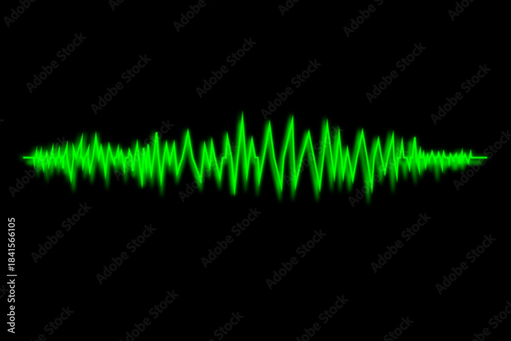 Fototapeta premium Dynamic Sound Wave Visualization