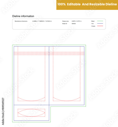 doypack food bag dieline template box dieline die lines packaging custom dieline  box cardboard box dieline pizza box dieline printable product packaging layout,