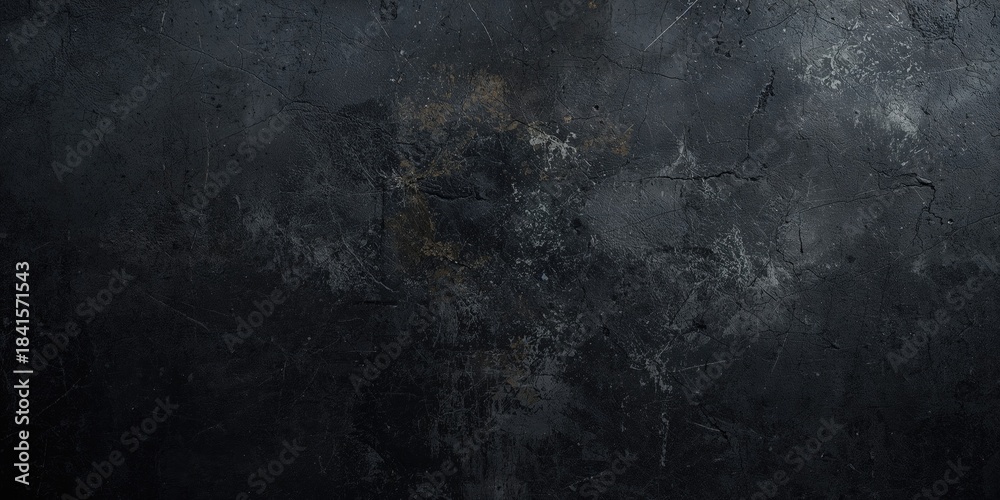 Fototapeta premium Dark textured surface, serving as a background for graphic and UI elements, neutral tone