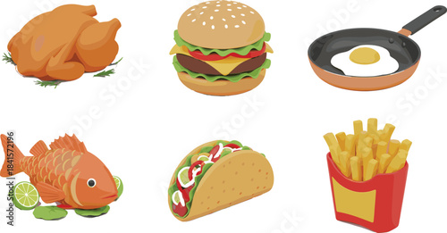 Vector Animation Sprite Frames of a Swimmer Performing the Freestyle Stroke, Ideal for Sports Games, Fitness Apps, Exercise, and Athletic Performance Graphics.