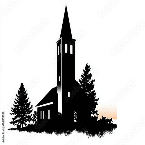 Beautiful Chapel silhouette...