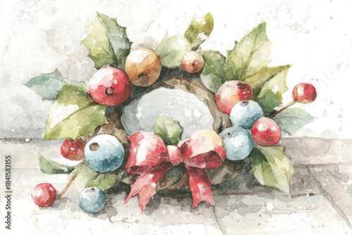 Watercolor illustration of ...
