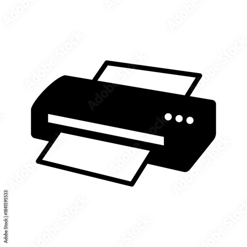 ラミネートをイメージした事務系アイコン