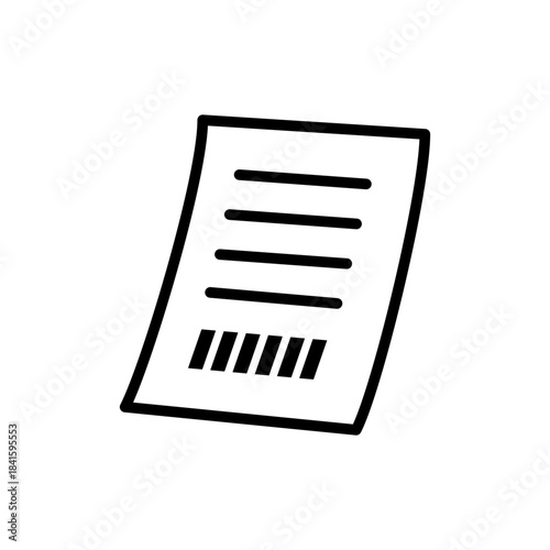 宅配伝票をイメージしたアイコン