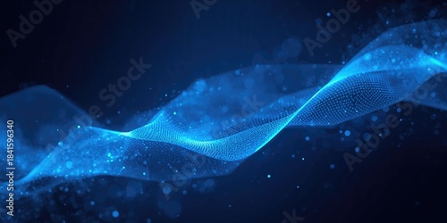 Blue abstract polygonal wallpaper used as UI background for digital interfaces, visual clarity and modern aesthetic