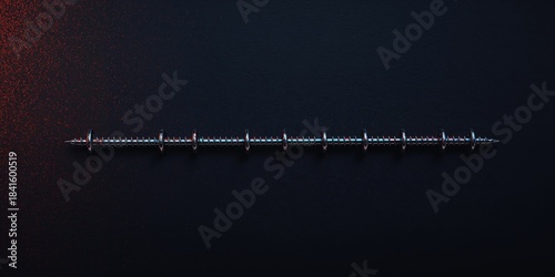 Row of self-tapping screws on textured metal surface used in maintenance projects