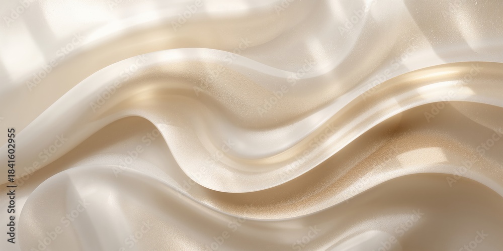 Obraz premium Glossy bent sheet with elegant gradient glow, ideal for festive layout or greeting card backdrop