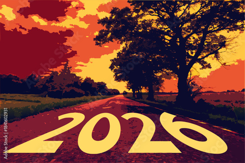 A white and red stop road sign on a post is an isolated safety symbol giving a traffic warning to limit speed on the street below the blue sky