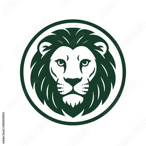 lion icon seal vector on white background
Vector stamp icon