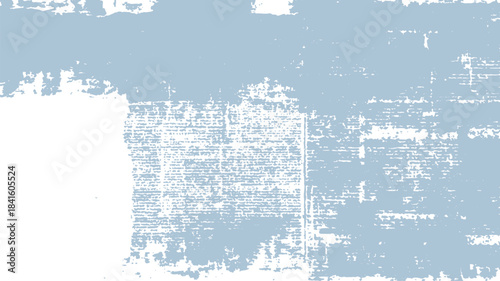 Vintage blue abstract grunge background with a textured paint pattern and rough dirty wall illustration on old paper for a winter backdrop design